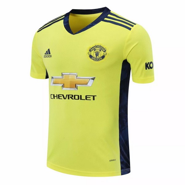 Camiseta Manchester United Segunda Equipo Portero 2020-21 Amarillo